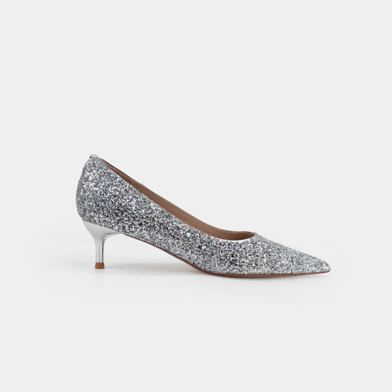 Γαμήλιες γόβες υψηλού τακουνιού με μυτερό άκρο, λεπτό τακούνι, σόλα καουτσούκ, ύψος τακουνιού άνω των 8 cm