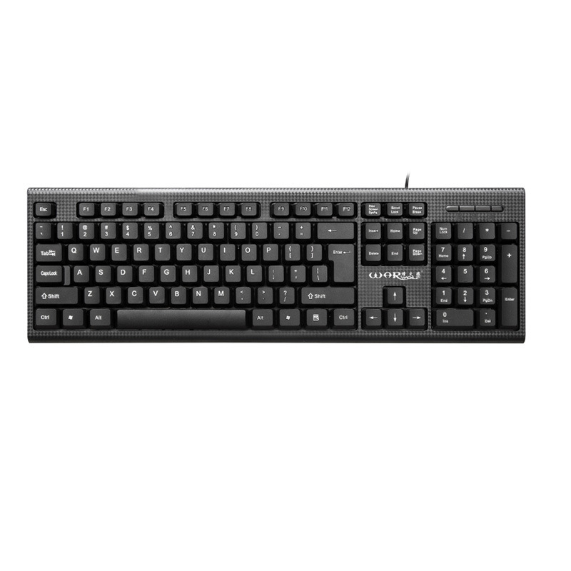 KM-660 USB kabelski set tipkovnice i miša, optički DPI 1200, ergonomski dizajn, 1,5 m kabel