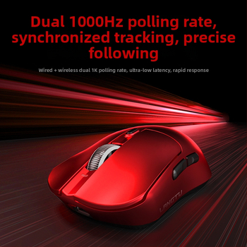 Гейминг мишка M8 с три режима свързване, 6 клавиши, тегло 70 g, кабел 1,5 m, ергономичен дизайн, plug-and-play