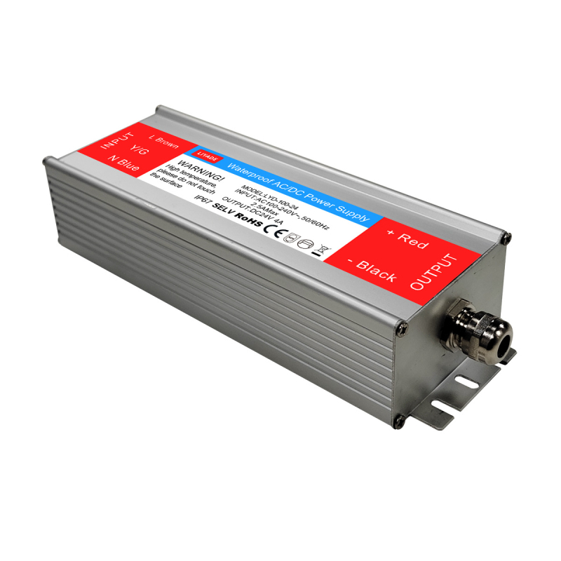 Lyd alumínium házas vízálló tápegység – nagy teljesítményű, 500 g, alkalmas LED világításra, reklámtáblákra és tengeri elektronikára