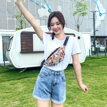 Ženska PU pojasna torbica s pretincom za telefon, zatvaračem, unutarnjim džepom — gradski stil