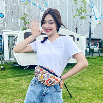 Ženska PU pojasna torbica s pretincom za telefon, zatvaračem, unutarnjim džepom — gradski stil