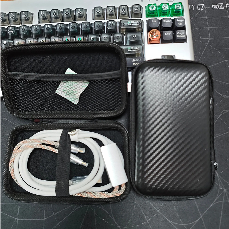 USB-A към USB-C адаптер кабел за клавиатури и мишки, оксигено чист мед, ръчна изработка, за ПК