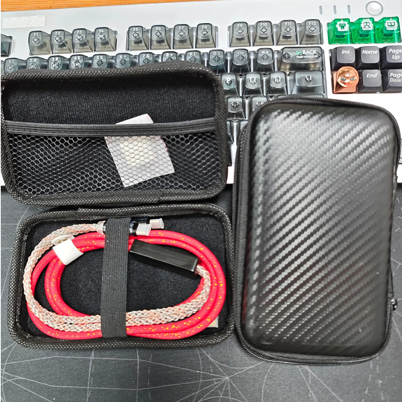 USB-A към USB-C адаптер кабел за клавиатури и мишки, оксигено чист мед, ръчна изработка, за ПК