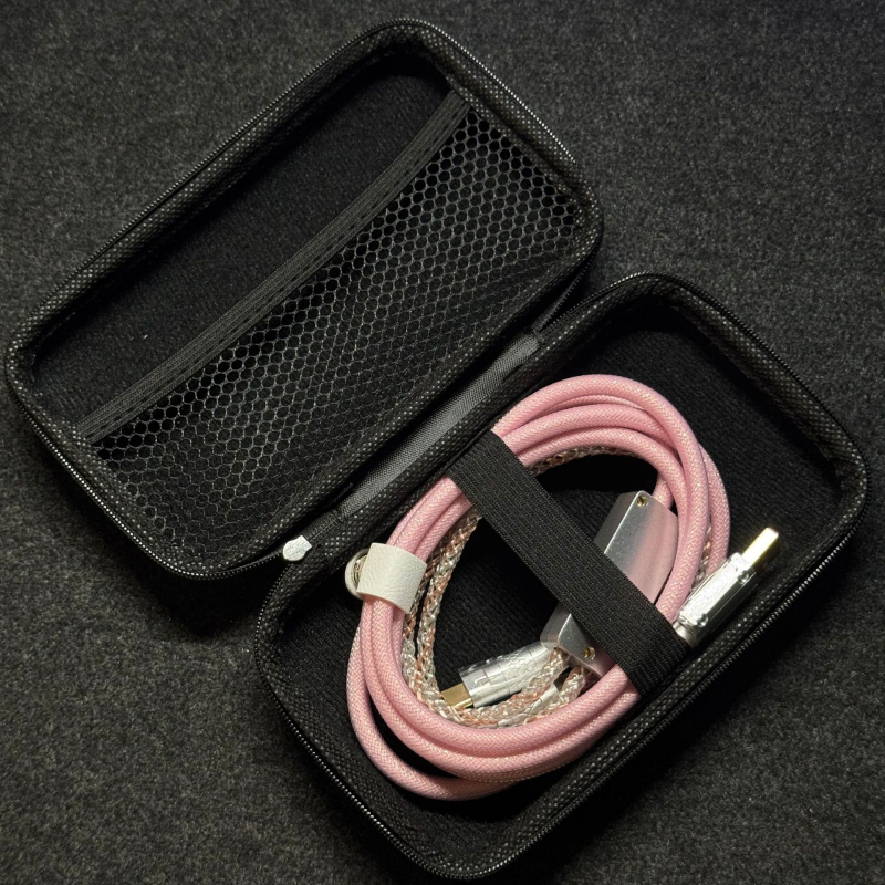 USB-A към USB-C адаптер кабел за клавиатури и мишки, оксигено чист мед, ръчна изработка, за ПК