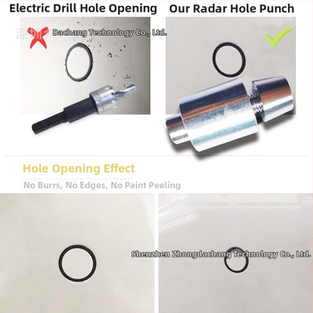Nerūsējošā tērauda Hole Opener priekš Reversing Radar – Drill Bit, Burr-Free, 12V, Modelis 15-32, Probe 8, Signāls: Buzzer