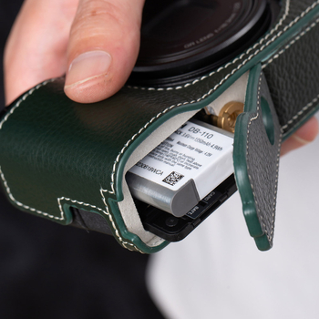 Τσάντα φωτογραφικής μηχανής από γνήσιο δέρμα, σε στυλ ώμου, unisex, άνοιξη 2025, οικιακή αποθήκευση