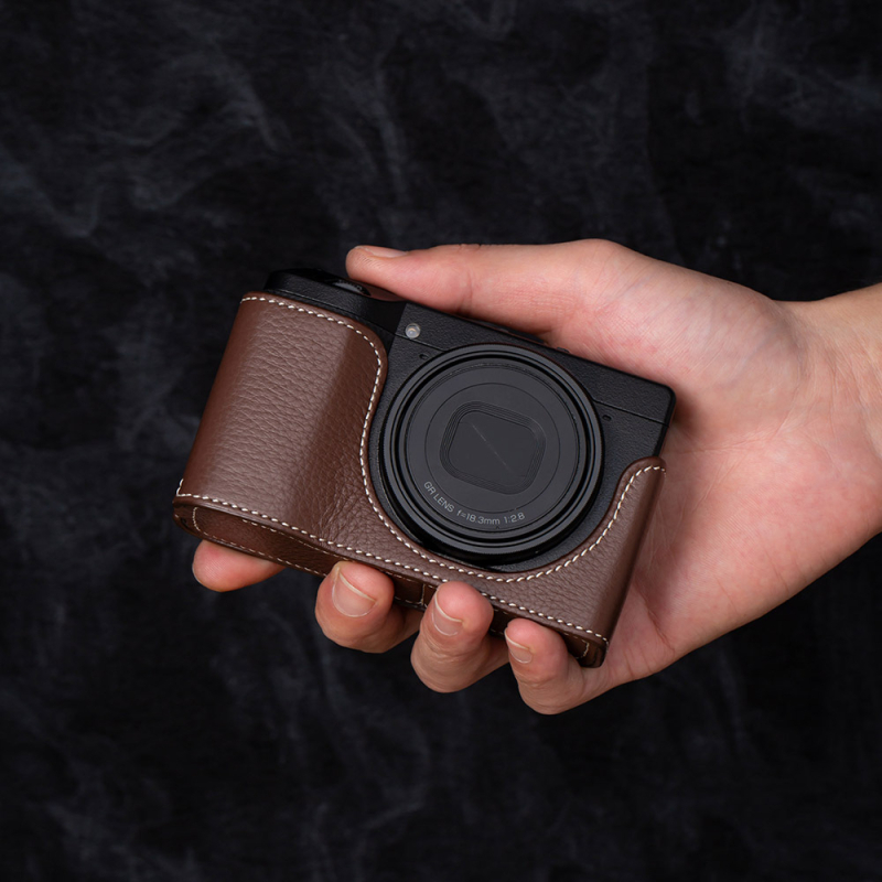 Τσάντα φωτογραφικής μηχανής από γνήσιο δέρμα, σε στυλ ώμου, unisex, άνοιξη 2025, οικιακή αποθήκευση