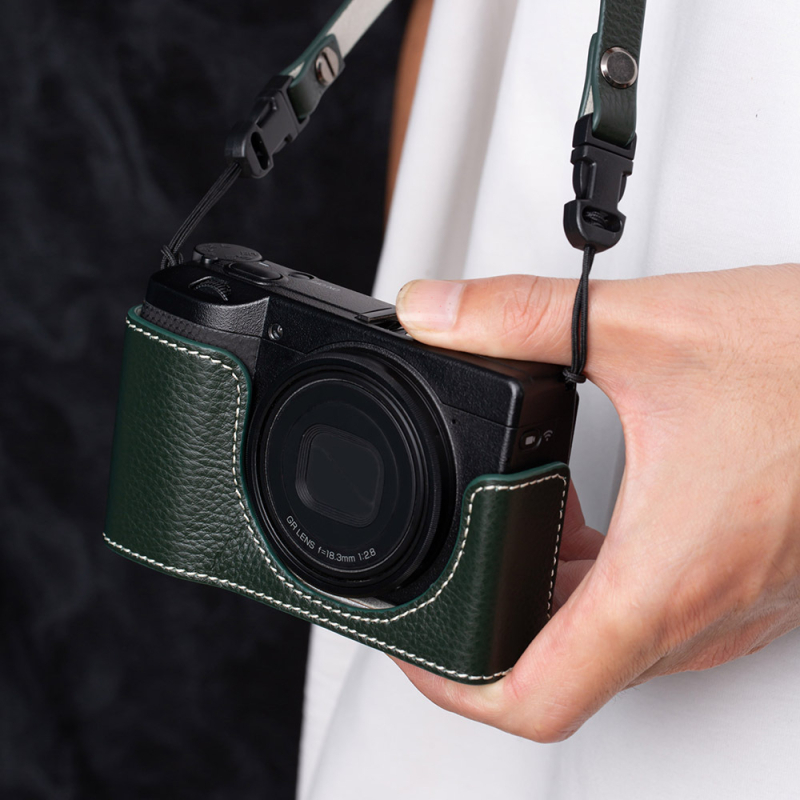 Τσάντα φωτογραφικής μηχανής από γνήσιο δέρμα, σε στυλ ώμου, unisex, άνοιξη 2025, οικιακή αποθήκευση
