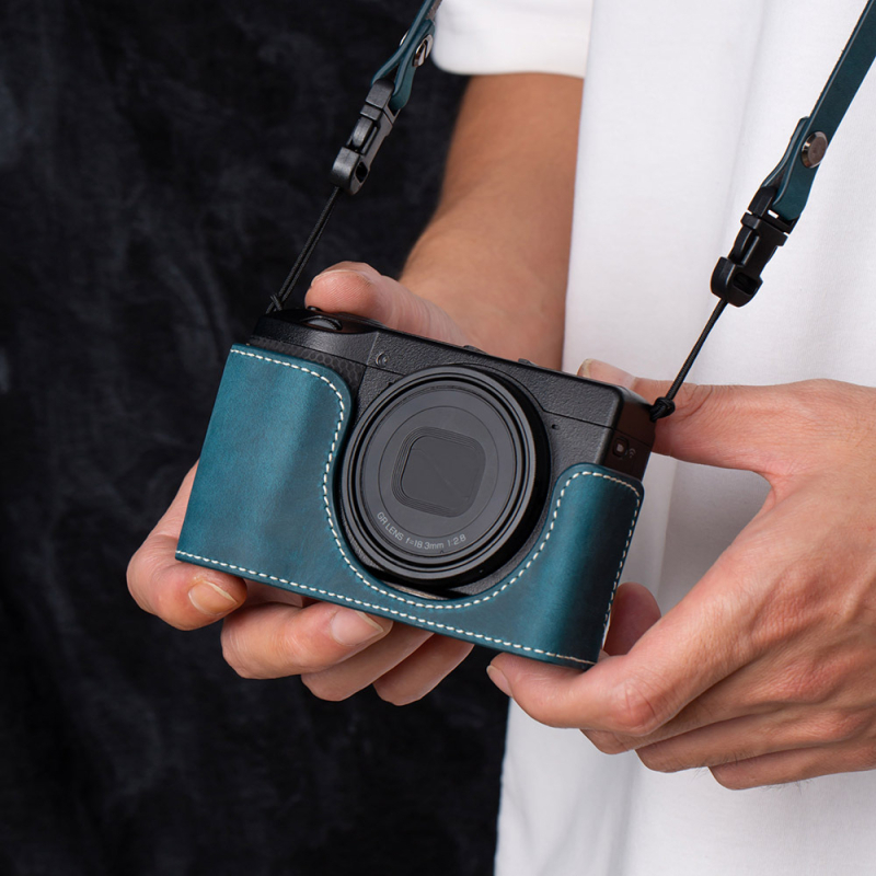 Τσάντα φωτογραφικής μηχανής από γνήσιο δέρμα, σε στυλ ώμου, unisex, άνοιξη 2025, οικιακή αποθήκευση