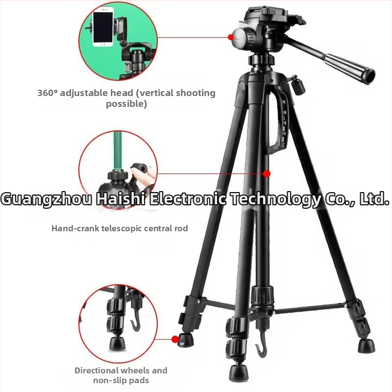 Weifeng WF-3520/3540/3560 DSLR Prenosný statív s hlavou 3D PTZ, hliníková zliatina, zaťaženie 3 kg, hmotnosť 0,92 kg, obsahuje rýchloupínaciu dosku
