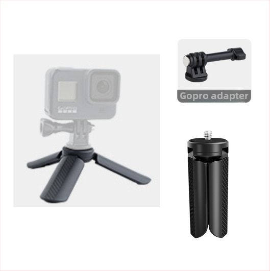 Mini statív pre kameru, z nylonu a vlákna; nosnosť do 2 kg; 1 sekcia; kompatibilný s DJI Pocket3 ručným stabilizátorom