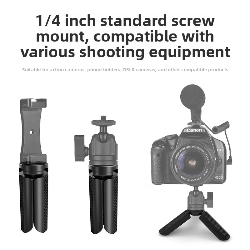 Mini statív pre kameru, z nylonu a vlákna; nosnosť do 2 kg; 1 sekcia; kompatibilný s DJI Pocket3 ručným stabilizátorom