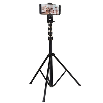 Tripod de podea din aliaj de aluminiu cu 3D PTZ, pentru telefoane mobile și tablete, capacitate de încărcare 2–5 kg
