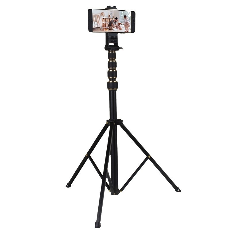 Tripod de podea din aliaj de aluminiu cu 3D PTZ, pentru telefoane mobile și tablete, capacitate de încărcare 2–5 kg