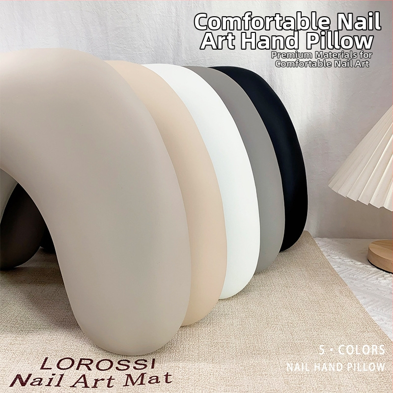 Nagu manikīra rokas spilvens – tauriņa dizains, U formas saliekamais spilvens, mīksts spilvens roku relaksācijai