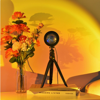 Saulrieta projicēšanas lampa fotogrāfijām, USB barošanās, galda uzstādīšana, bez viedās vadības