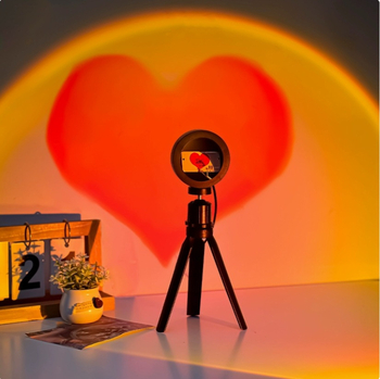 Saulrieta projicēšanas lampa fotogrāfijām, USB barošanās, galda uzstādīšana, bez viedās vadības