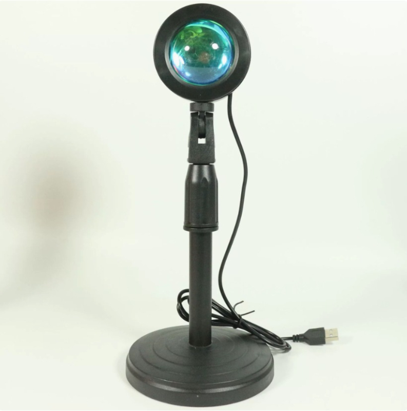 Saulrieta projicēšanas lampa fotogrāfijām, USB barošanās, galda uzstādīšana, bez viedās vadības