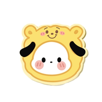 Подложка за бюро с анимирани аватари Kuromi, Melody и Hello Kitty • естествен каучук • термотрансферен печат • персонализирани рисунки • възможност за печат на лого