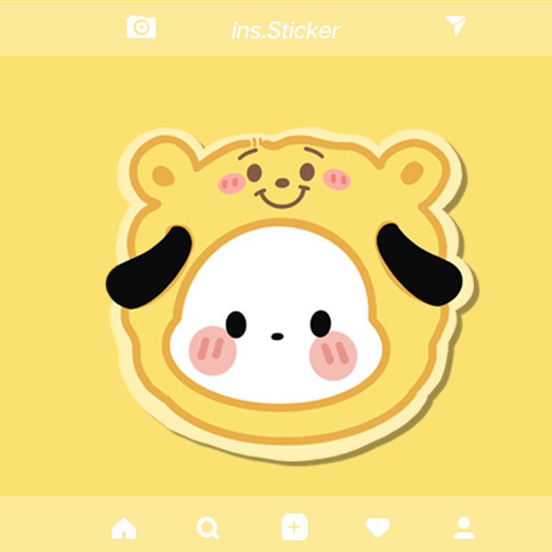 Подложка за бюро с анимирани аватари Kuromi, Melody и Hello Kitty • естествен каучук • термотрансферен печат • персонализирани рисунки • възможност за печат на лого