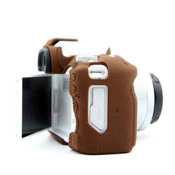 Carcasă din silicon pentru Canon EOS R50; protecție rezistentă; stil clutch; finisaj mat