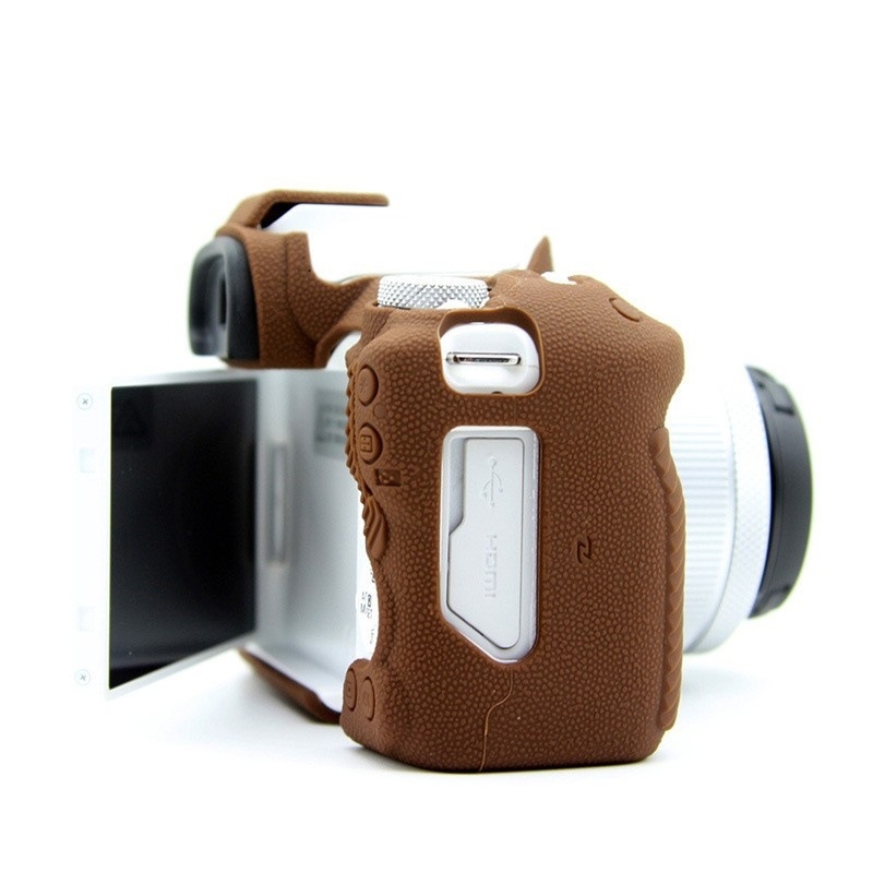 Carcasă din silicon pentru Canon EOS R50; protecție rezistentă; stil clutch; finisaj mat