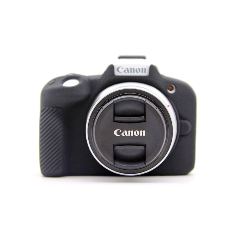 Carcasă din silicon pentru Canon EOS R50; protecție rezistentă; stil clutch; finisaj mat