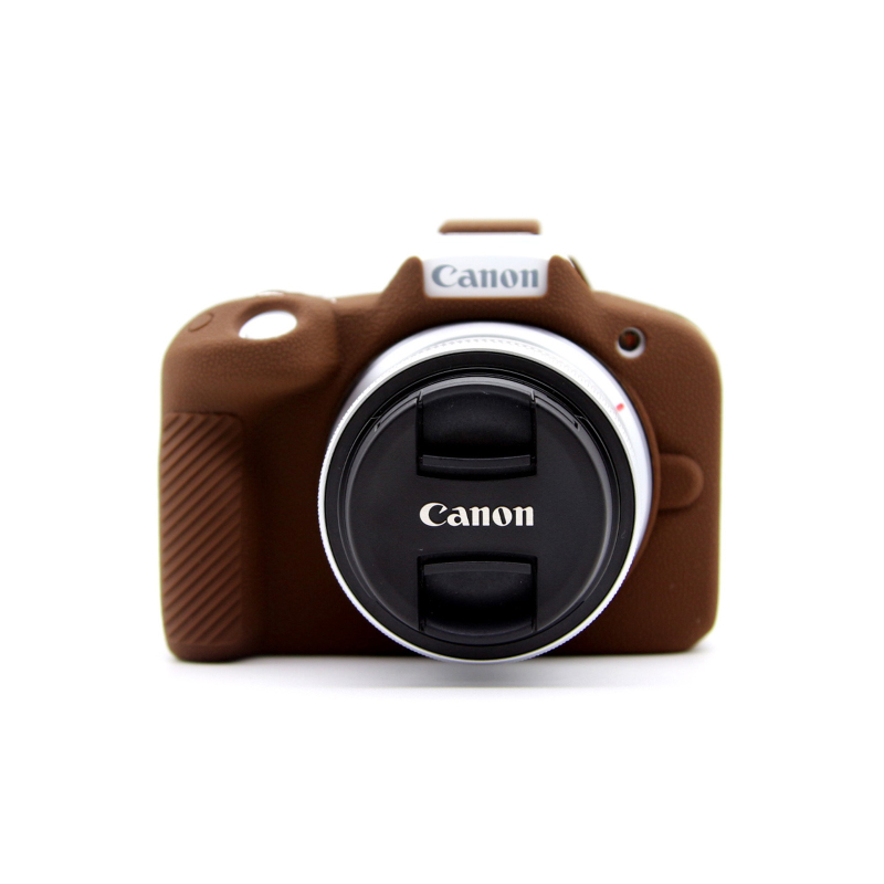 Carcasă din silicon pentru Canon EOS R50; protecție rezistentă; stil clutch; finisaj mat