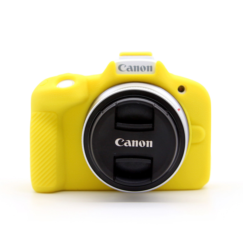 Carcasă din silicon pentru Canon EOS R50; protecție rezistentă; stil clutch; finisaj mat