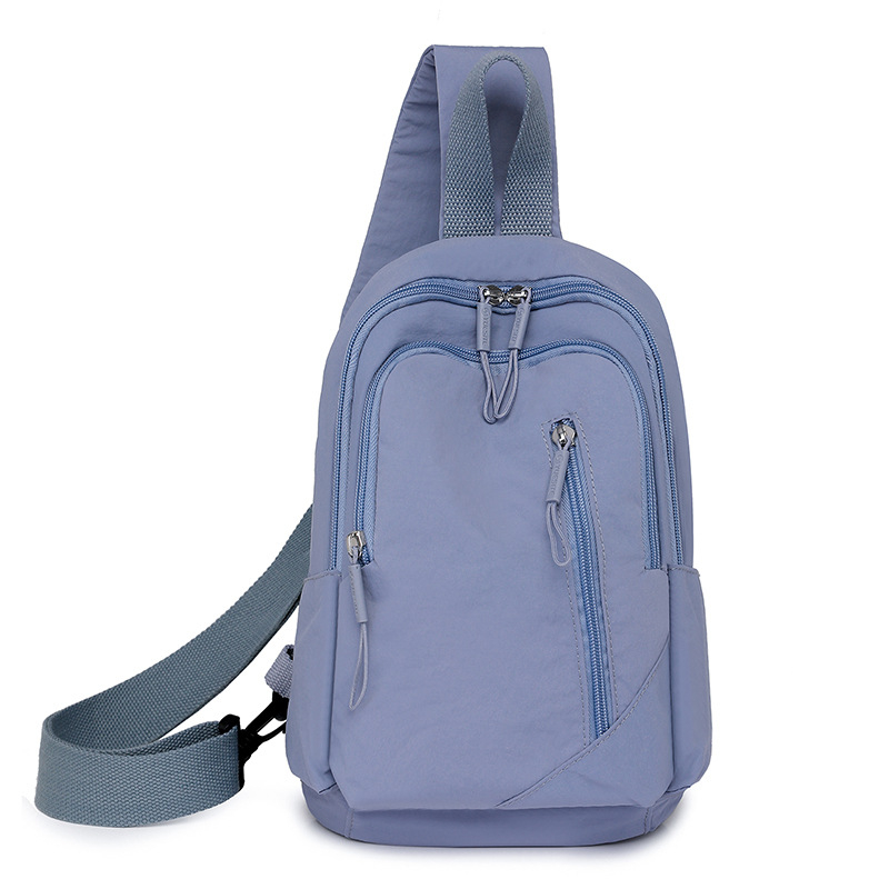 Crossbody torba za prsa - najlon, zatvarač, poliester podstava, unutarnja džep sa zatvaračem (Urban simplicity, Zima 2024)