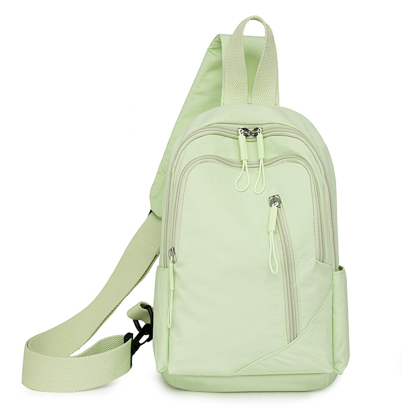 Crossbody torba za prsa - najlon, zatvarač, poliester podstava, unutarnja džep sa zatvaračem (Urban simplicity, Zima 2024)