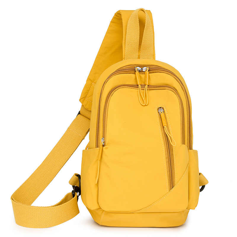 Crossbody torba za prsa - najlon, zatvarač, poliester podstava, unutarnja džep sa zatvaračem (Urban simplicity, Zima 2024)