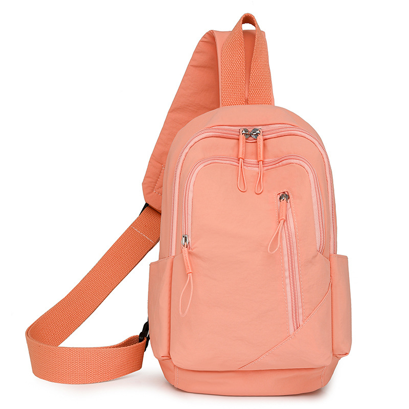 Crossbody torba za prsa - najlon, zatvarač, poliester podstava, unutarnja džep sa zatvaračem (Urban simplicity, Zima 2024)
