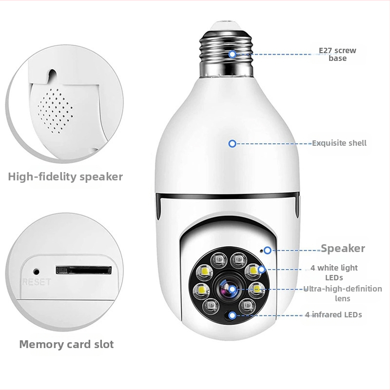 Вътрешна PTZ камера за наблюдение с лампена стойка — хоризонтално 355°, вертикално 90°, скорост 45°/s хоризонтално, 50°/s вертикално, захранване 110–220V