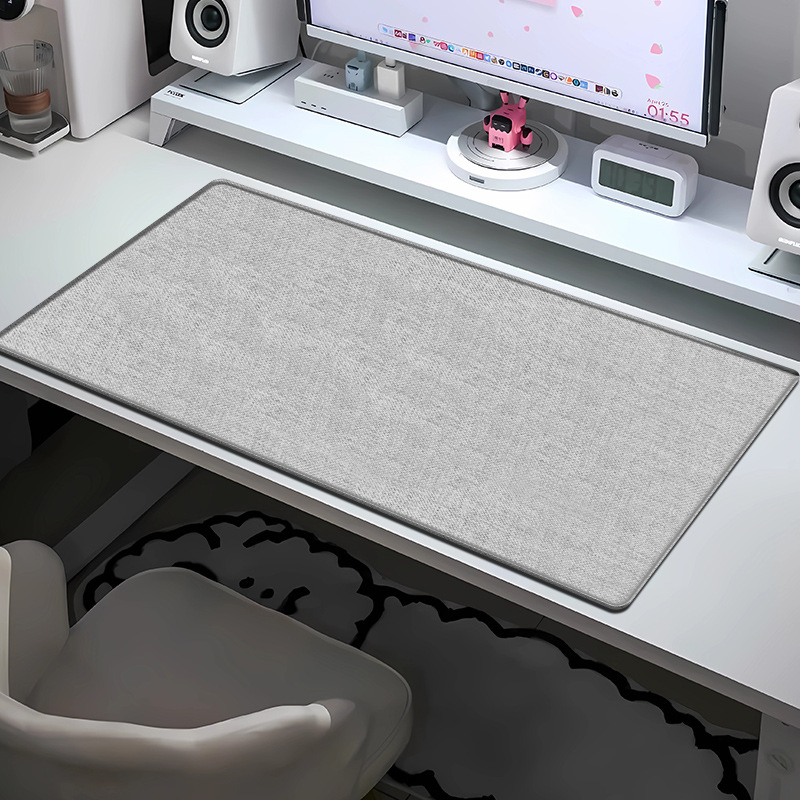 Extra veľká ľanová podložka pod stôl – protišmyková, prírodná guma, jednostranná, povrch s tepelno-prenosom