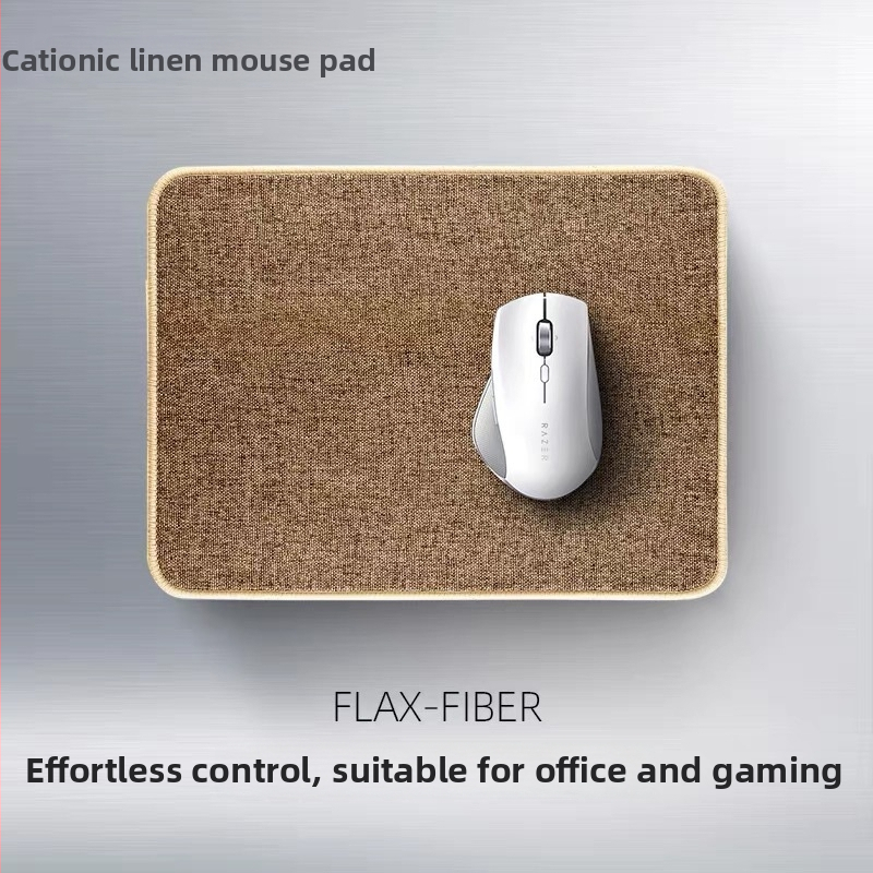 Extra veľká ľanová podložka pod stôl – protišmyková, prírodná guma, jednostranná, povrch s tepelno-prenosom