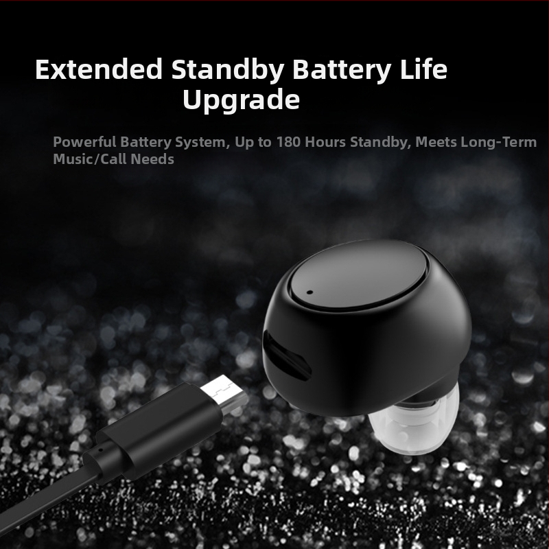 X6 Bluetooth slúchadlá – ultra kompaktné jednosečné in-ear, Bluetooth 5.0, dosah 15 m, IPX4, NFC, hlasové ovládanie