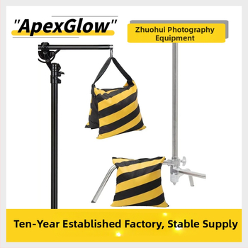 Zhuohui Vyvažovacie vrecko na piesok BLACK01 pre fotografiu – kapacita 2-5 kg, materiál Oxford látka