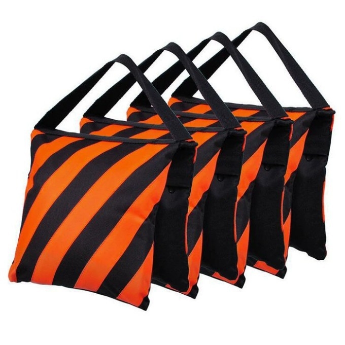 Zhuohui Sac de nisip contrabalans BLACK01 pentru fotografie – capacitate 2-5 kg, material Oxford