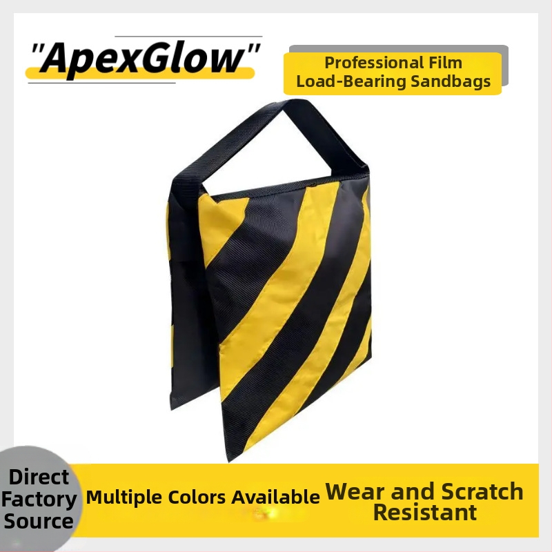 Zhuohui Vyvažovacie vrecko na piesok BLACK01 pre fotografiu – kapacita 2-5 kg, materiál Oxford látka