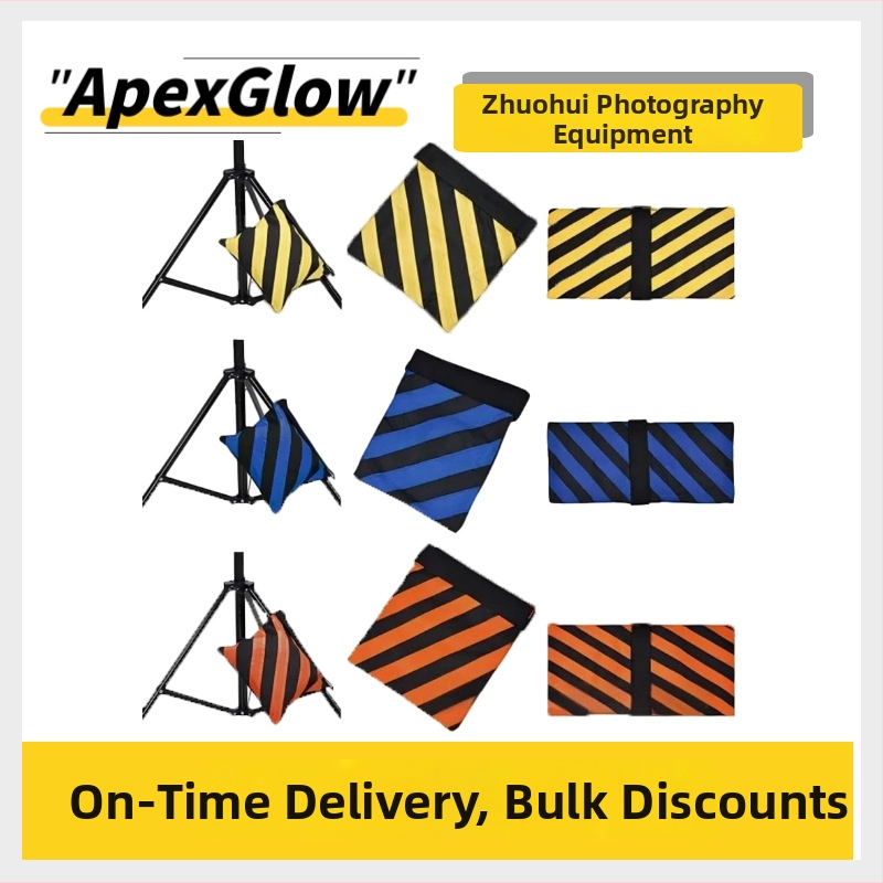 Zhuohui Vyvažovacie vrecko na piesok BLACK01 pre fotografiu – kapacita 2-5 kg, materiál Oxford látka