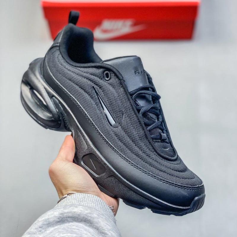 Uniszex futócipők vastag párnázott talppal, felsőrész velúr + műbőr + szövet, lélegző, vízálló, csúszásmentes, záródás cipőfűzővel