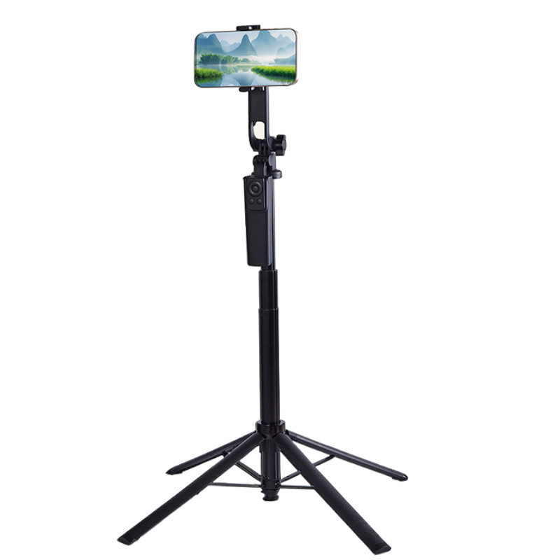 Všetko-v-jednom Lavalier mikrofón a stojan na telefón s 360° otáčaním, zliatina