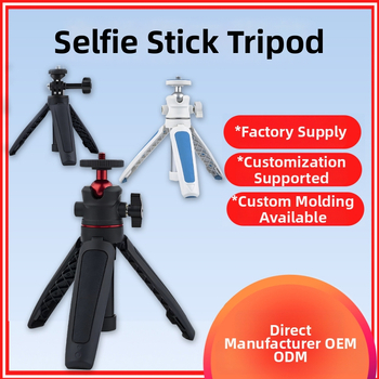 Trepied pentru selfie TOPLING Top-2 pentru telefoane mobile și camere – ABS, 3 secțiuni, încărcare maximă 2 kg, fără Bluetooth