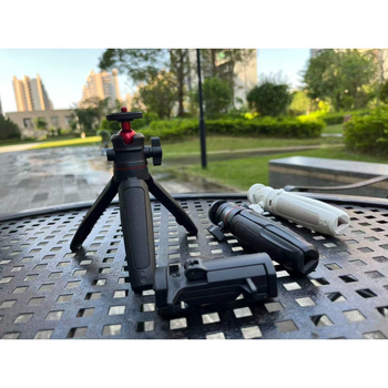 Trepied pentru selfie TOPLING Top-2 pentru telefoane mobile și camere – ABS, 3 secțiuni, încărcare maximă 2 kg, fără Bluetooth