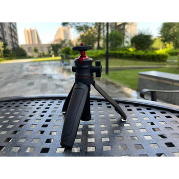 Trepied pentru selfie TOPLING Top-2 pentru telefoane mobile și camere – ABS, 3 secțiuni, încărcare maximă 2 kg, fără Bluetooth