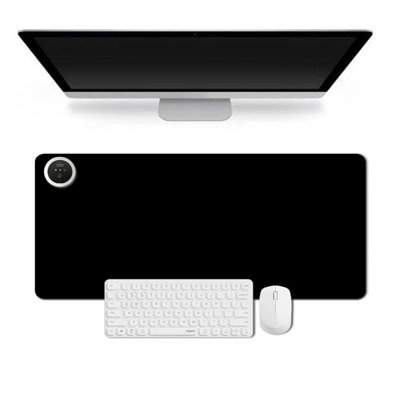 Heat-1 Голяма кожена нагревателна подложка за бюро с подгряване на ръката — персонализирана по чертежи, печатано лого