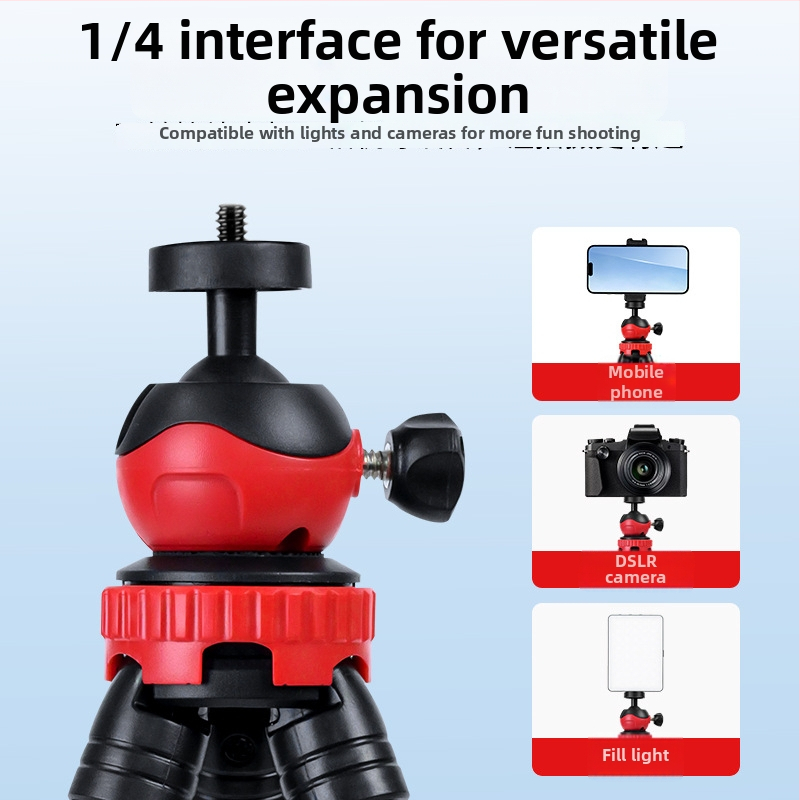 Trepied octopus pentru telefoane mobile și camere – Brand Beautiful times, Tip Lazy stand, Material Plastic, Stil General