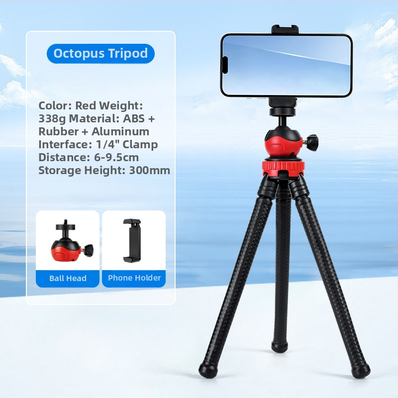 Trepied octopus pentru telefoane mobile și camere – Brand Beautiful times, Tip Lazy stand, Material Plastic, Stil General